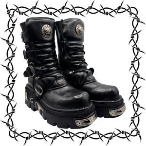Vintage New Rock Boots Men - Etsy