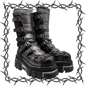 Vintage New Rock Shoes - Etsy UK
