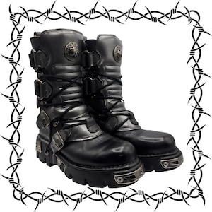Vintage New Rock Boots Men - Etsy