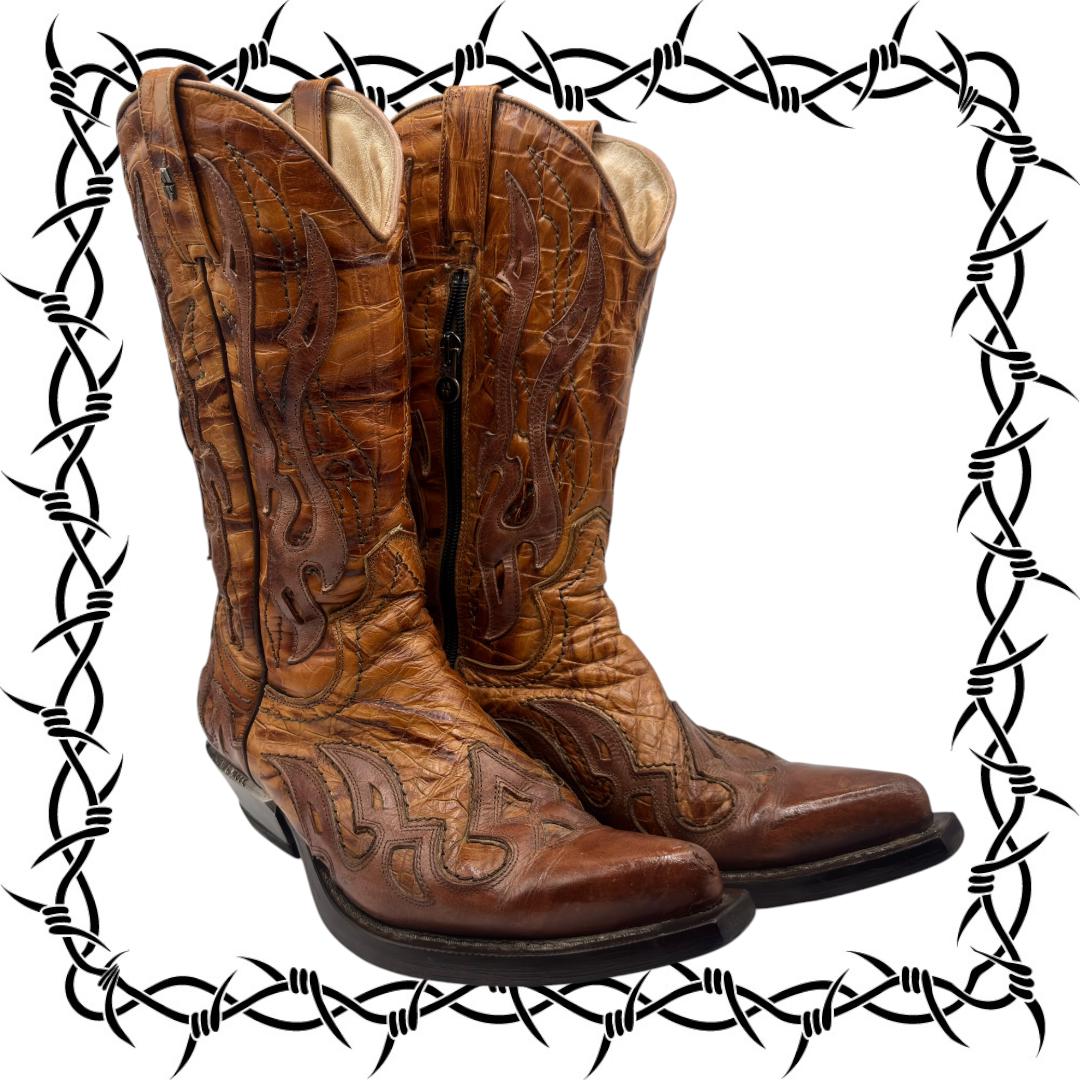 New Rock Boots Brown - Etsy