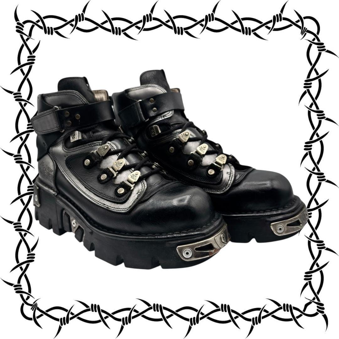 New Rock Boots 43 - Etsy