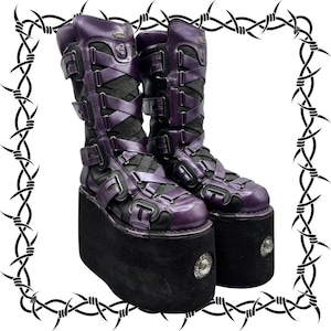 Vintage New Rock Boots Men - Etsy