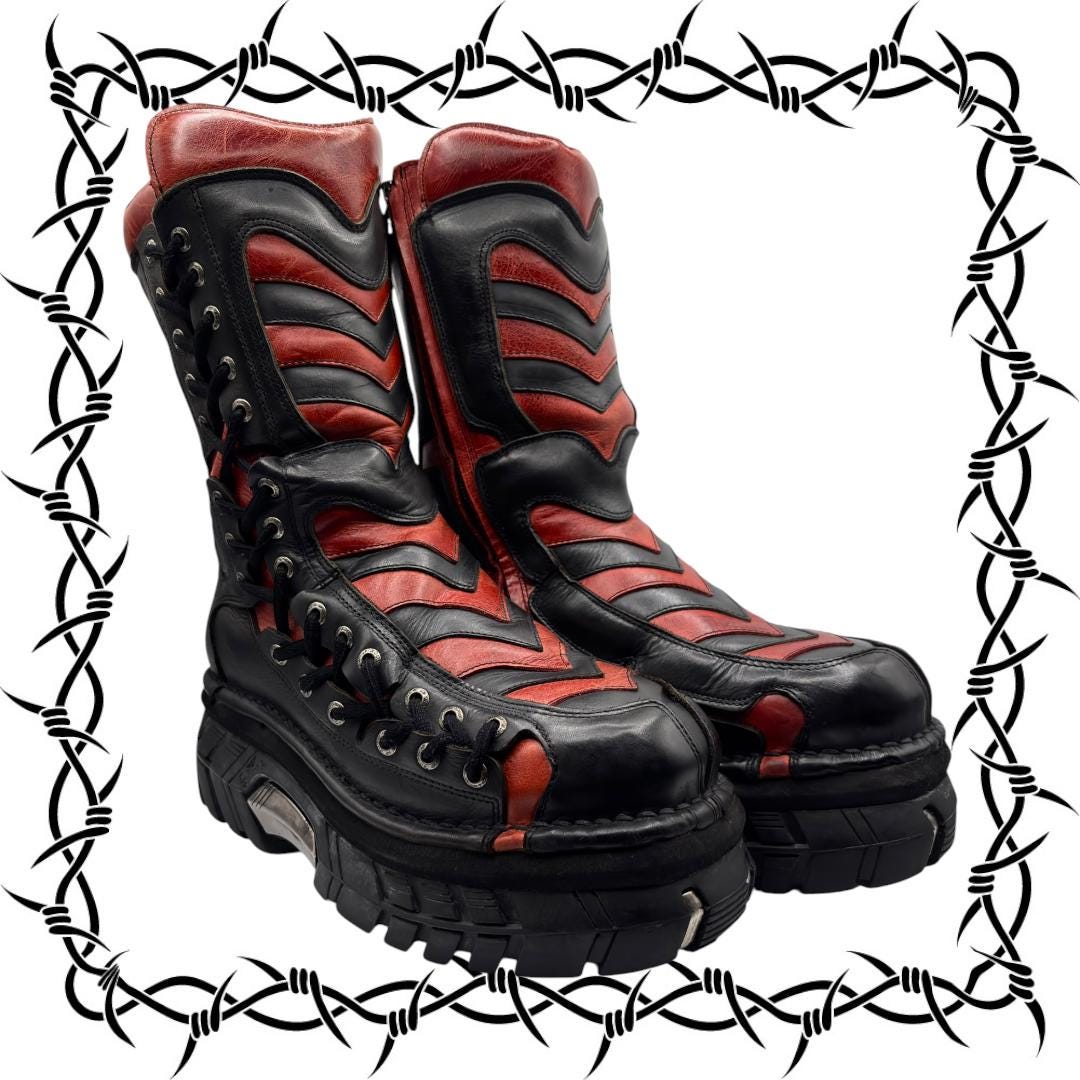 New Rock Boots 43 - Etsy