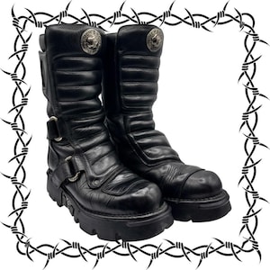 Vintage New Rock Boots Men - Etsy