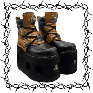 Vintage New Rock Boots Men - Etsy