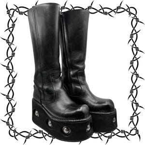 Vintage New Rock Boots Men - Etsy