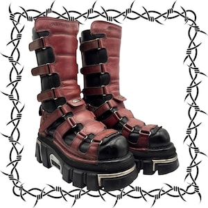 Vintage New Rock Boots Men - Etsy