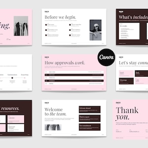 Kunden-Onboarding-Vorlage, in Canva bearbeitbar