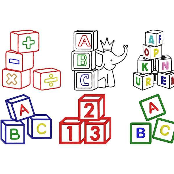 Abc Blocks - Etsy