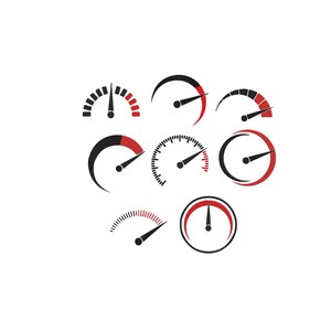 Speedometer Embroidery Design, Car speedometer, Modern Speedometer logos, Gauges Speedometer Embroidery, Tachometer Odometer, 8 Sizes