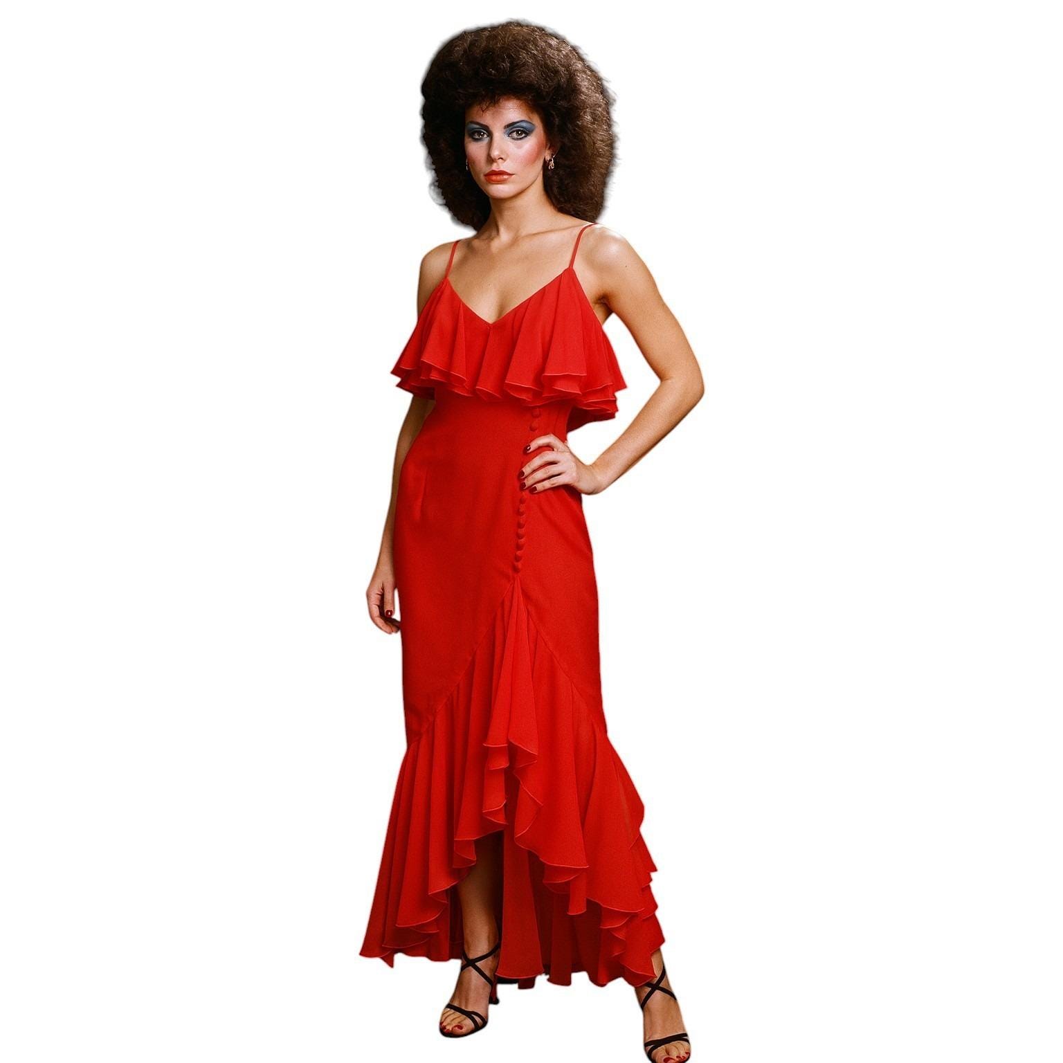 knee length dresses for ladies Flamenco Boho Wrap Maxi Dress