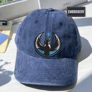 Embroidered Minnesota Rebel Cap, Alliance Political Cap, MN Loon Protest Embroidery, Resistance Rebel Cap