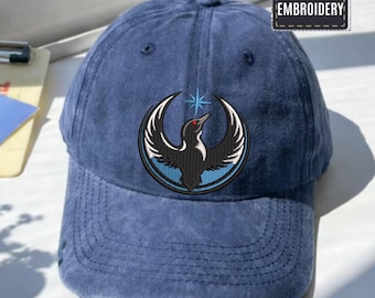 Embroidered Minnesota Rebel Cap, Alliance Political Cap, MN Loon Protest Embroidery, Resistance Rebel Cap