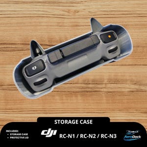 Estuche para el minicontrolador remoto DJI: caja de almacenamiento compacta, sin adhesivo.