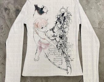 Emo Y2k T Shirt, Printed Graphic Tee, Gift for Her