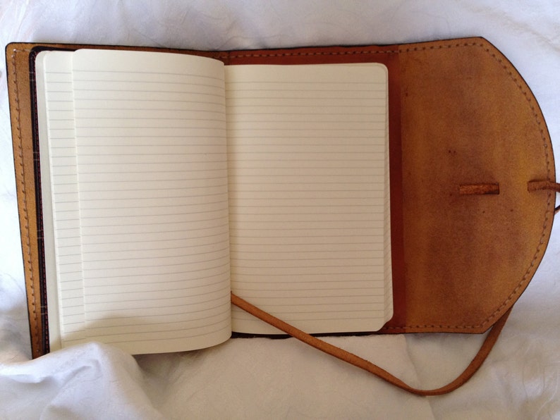 Handmade Leather Refillable Journal Cover for Moleskine Made Etsy
