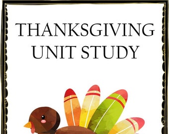 Thanksgiving Unit Study