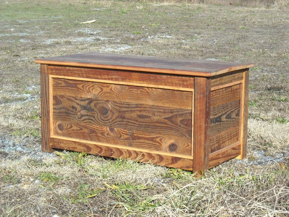 Barn wood Hope Chest/ Blanket Chest Etsy
