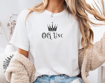 Camiseta OG Unc, camiseta divertida de estilo urbano, camiseta con meme de estilo vintage, camiseta estampada para hombre, camiseta de humor a la moda.