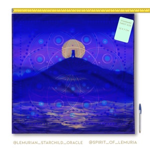 Glastonbury Altar Cloth: Archangel Michiel Tarot Reading Cloth