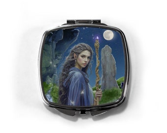 Walker of the Sacred Lands Compact Mirror