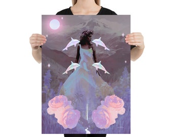 Speak Your Truth Divine, Premium Giclée Matte Paper Print, New Earth Art