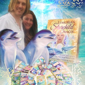 Lemurian Starchild Oracle Card Deck: Boxed 88 Cards & 340 Page Book Set image 3
