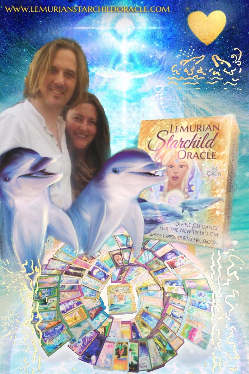 Lemurian Starchild Oracle Card Deck: Boxed 88 Cards & 340 Page Book Set image 3