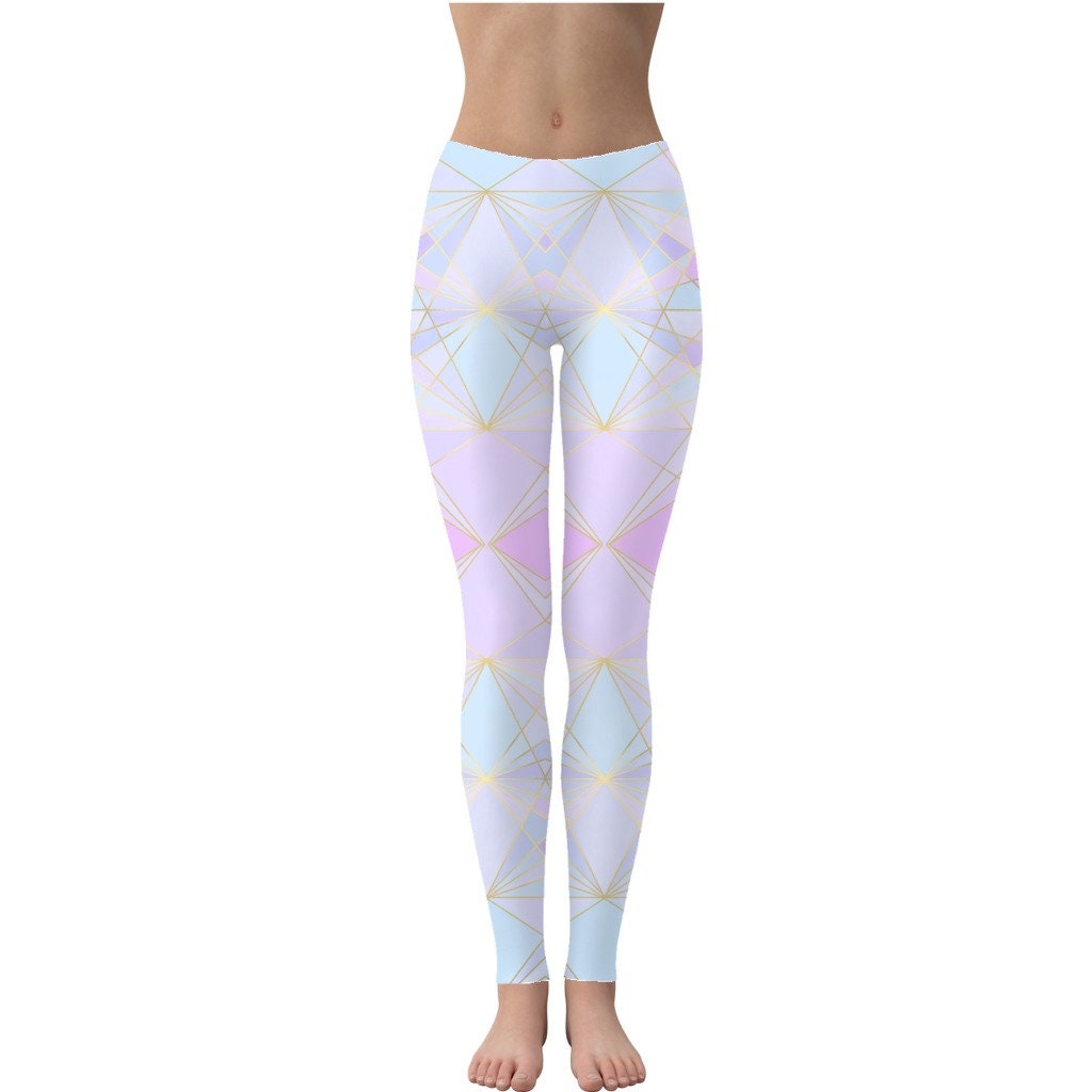 Image of Aura Rainbow Crystal Leggings
