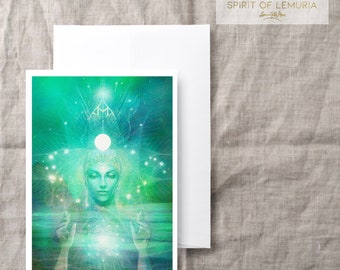 Assorted Spiritual Healing Art Greeting Cards, Blank Greeting Cards,  5” x 7”, Buy 4 get 5th Free