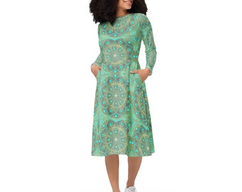 Elven Attunement Long Sleeve Midi Dress