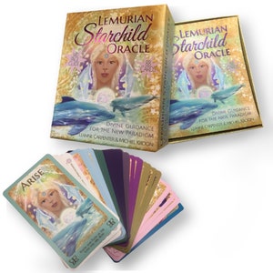 Lemurian Starchild Oracle Card Deck: Boxed 88 Cards & 340 Page Book Set image 9