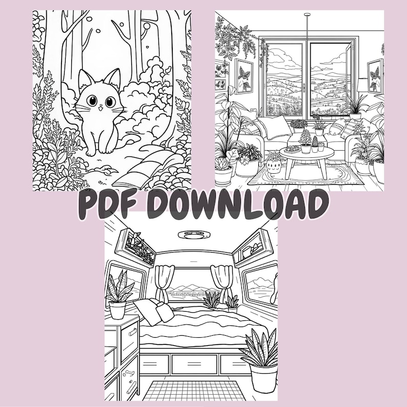Livro de colorir Boho Primavera para adultos | Páginas para colorir ...