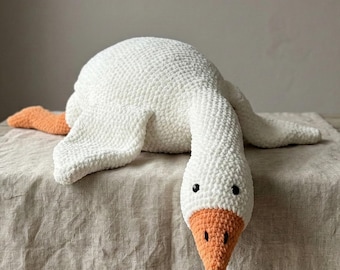 Goose Amigurumi Crochet Pattern, Farm Animal Toy (PDF Download)