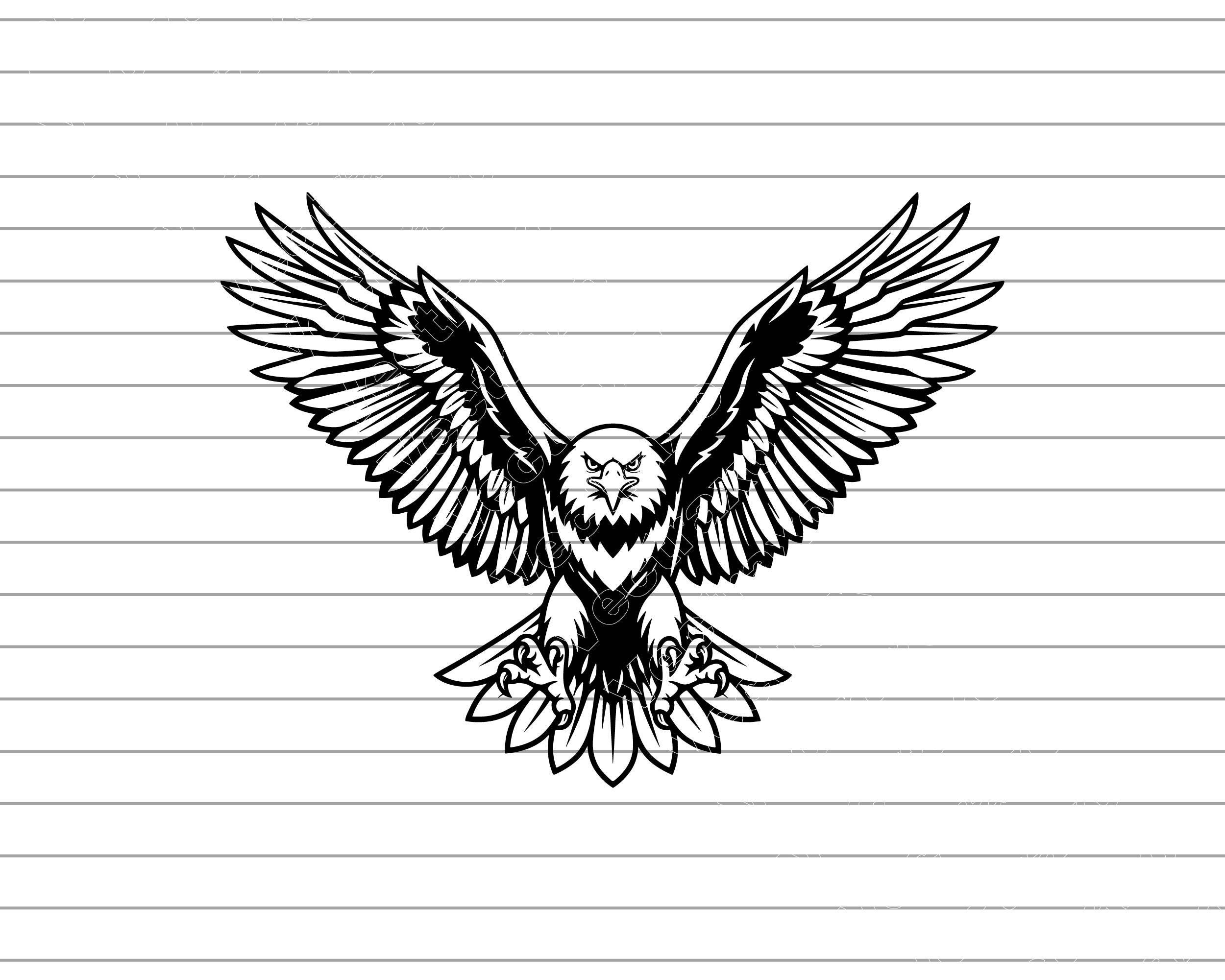 Vector Adler Adler Vector Illustration, Adler SVG PNG JPG, Bird Clipart, Wildlife ...