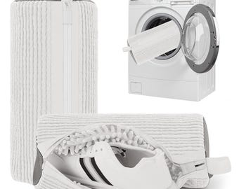 Shoe Washing Machine Bag with Invisible Zipper | Reusable Sneaker Laundry Cleaner