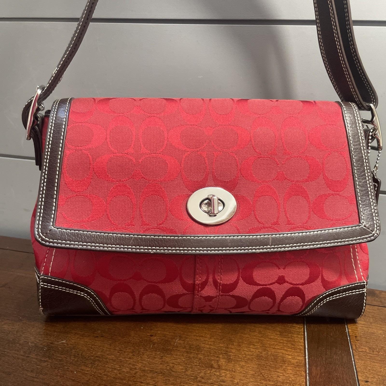 Coach Soho Bag Soho Signature Red - Etsy