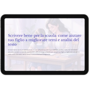 Italian Writing Guide for Kids – Come aiutare tuo figlio a scrivere meglio (PDF)