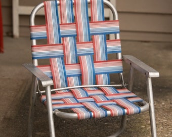Vintage Childs Size Folding Lawn Chair