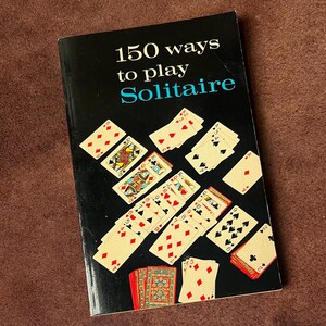 150 WAYS To PLAY SOLITAIRE - vintage Taschenbuch aus den 1950er Jahren