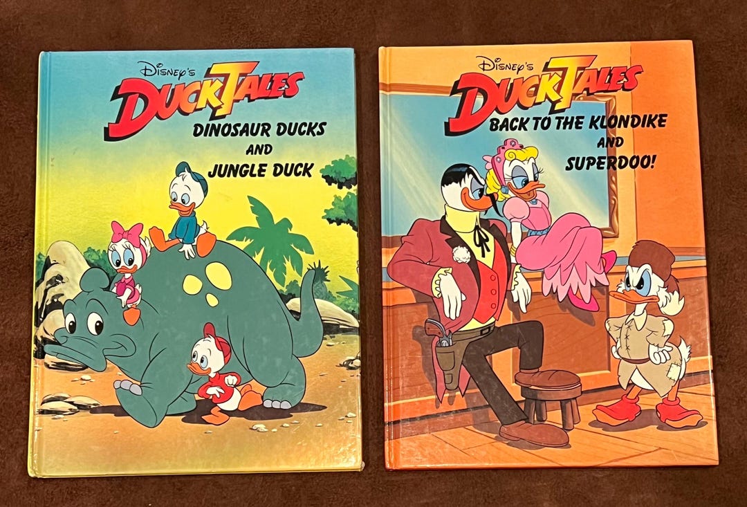 1980s DUCK TALES Large Books - Etsy