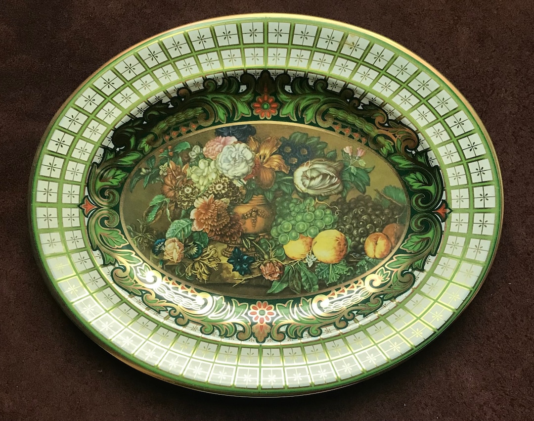 Vintage Decorative Plate Tray DAHER Etsy