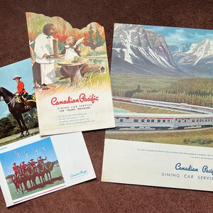Vintage Speisewagen Speisewagen der Kanadischen Pazifik-Eisenbahn aus den 1960er Jahren