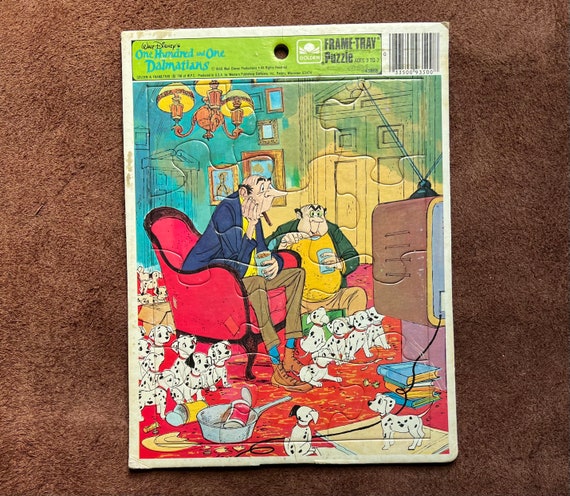 1960 年代ディズニー 101 匹わんちゃんフレームトレイパズル