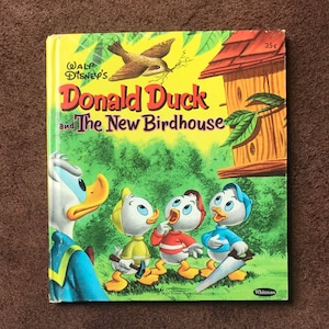 Vintage Klein Kinderboek - Donald Duck en Het Nieuwe Vogelhuis
