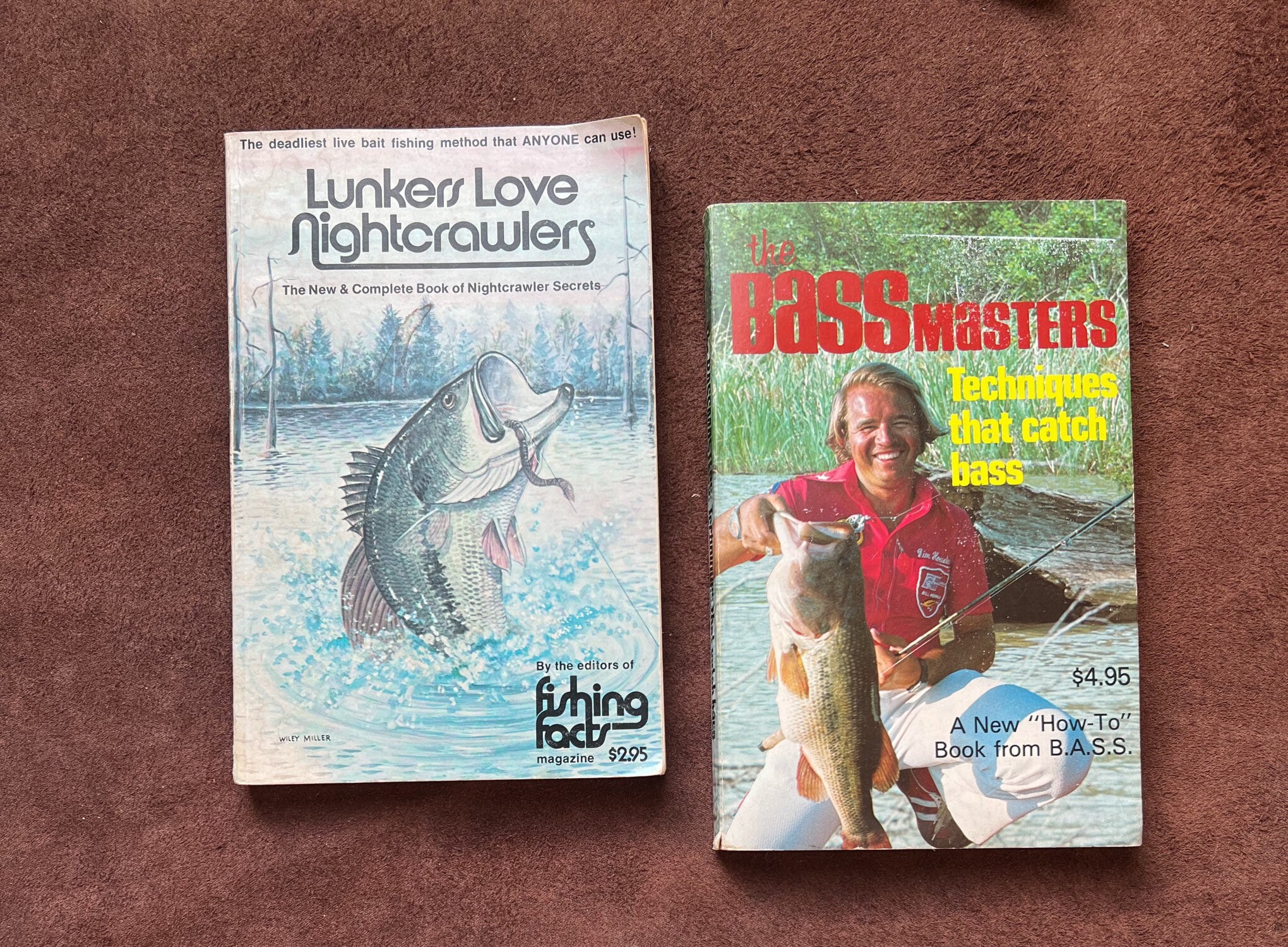 Vintage 1970s Bass Fishing Books 