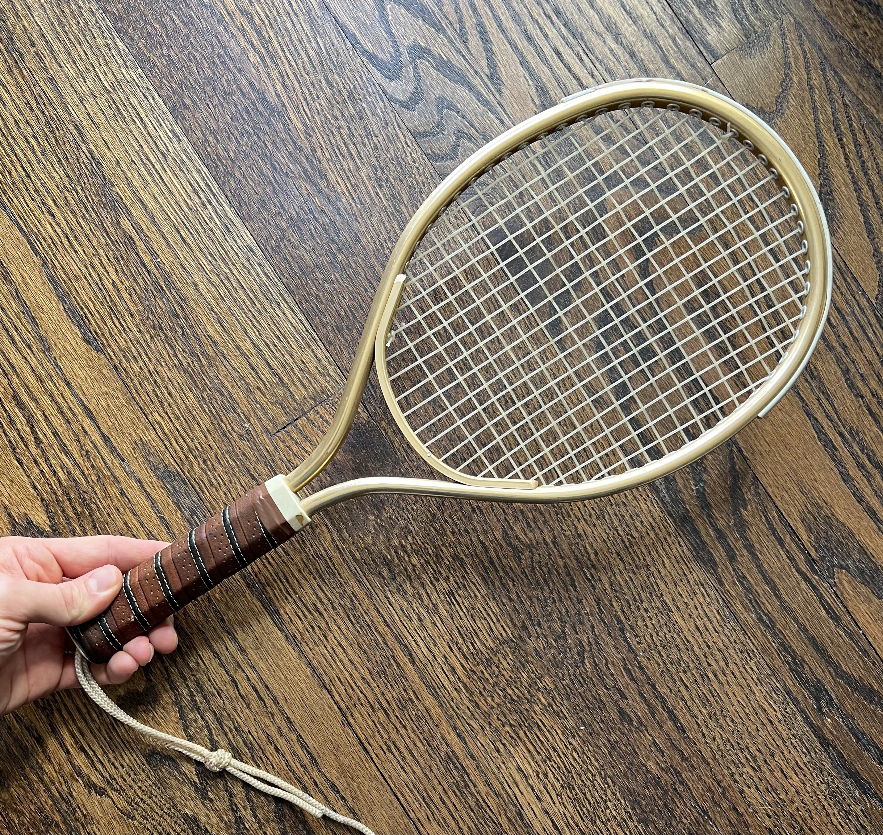 Louis Vuitton Tennis Racket Squash Racquet Cover Vtg- No Monogram