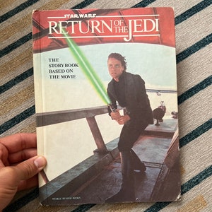 Vintage 1980s Return of the Jedi STAR WARS hardback book