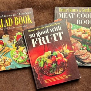 3 vintage kookboeken uit de jaren 60 - Betere huizen en tuinen