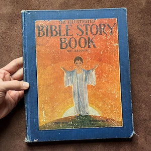 Livre d’histoire biblique illustré des années 1920